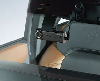 Closeup of a 2025 Ford Bronco® dash camera