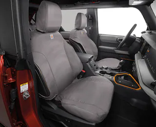 Interior of a 2025 Ford Bronco® front seats