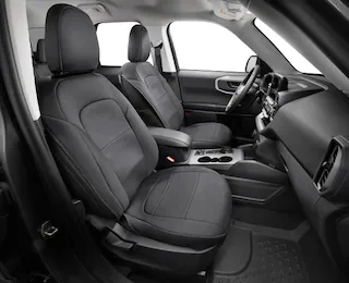 Close-up of Bronco Sport® SUV front seats