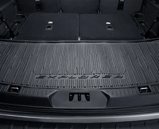 Close-up of a 2025 Ford Explorer® cargo mat
