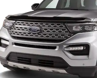 Close-up of a Ford Explorer® front grille