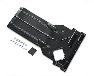 Close-up of a 2024 Ford Explorer® Timberline skid plate kit