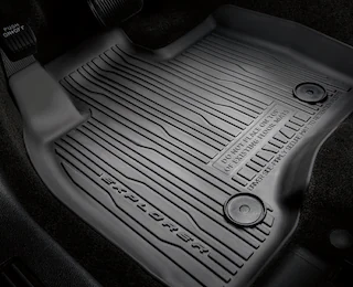 Close-up of a 2025 Ford Explorer® floor mat