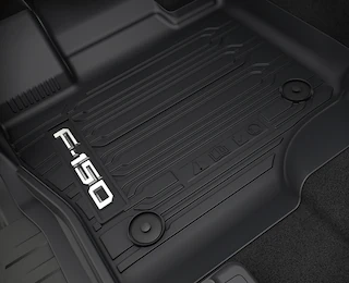 Closeup of a 2025 Ford Truck F-150® floor mat