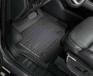 Closeup of a Ford Super Duty® floor mat