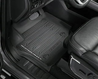 Closeup of a Ford Super Duty® floor mat