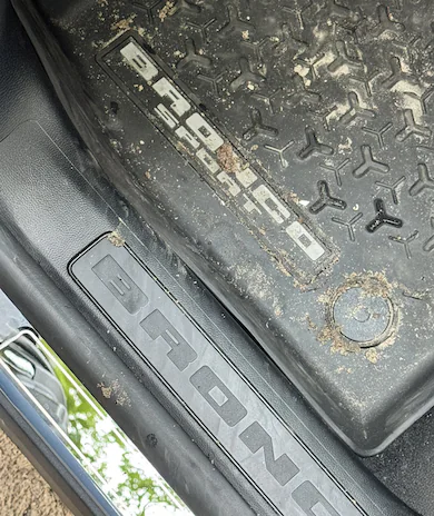 Bronco Sport floor mat