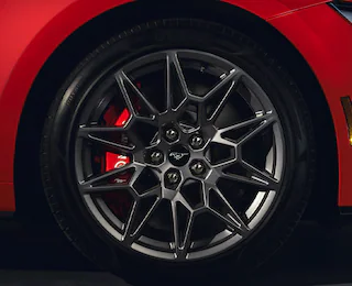 Closeup of 2025 Ford Mustang Wheel