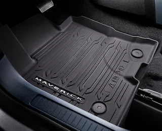 Close-up of a 2024 Ford Maverick® floor liner