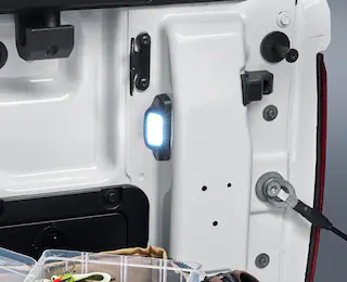 Close-up of a 2024 Ford Maverick® bed light