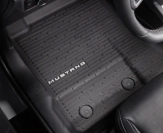 Close-up of a Mustang® all-weather floor mat