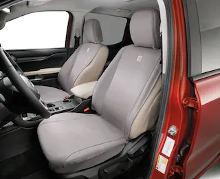 Closeup of a 2025 Ford Ranger® front seats