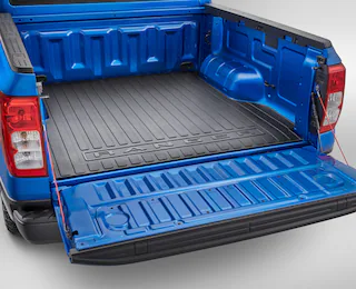 Closeup of a 2025 Ford Ranger® bed mat