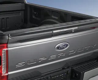 Closeup of a Ford Super Duty® tailgate